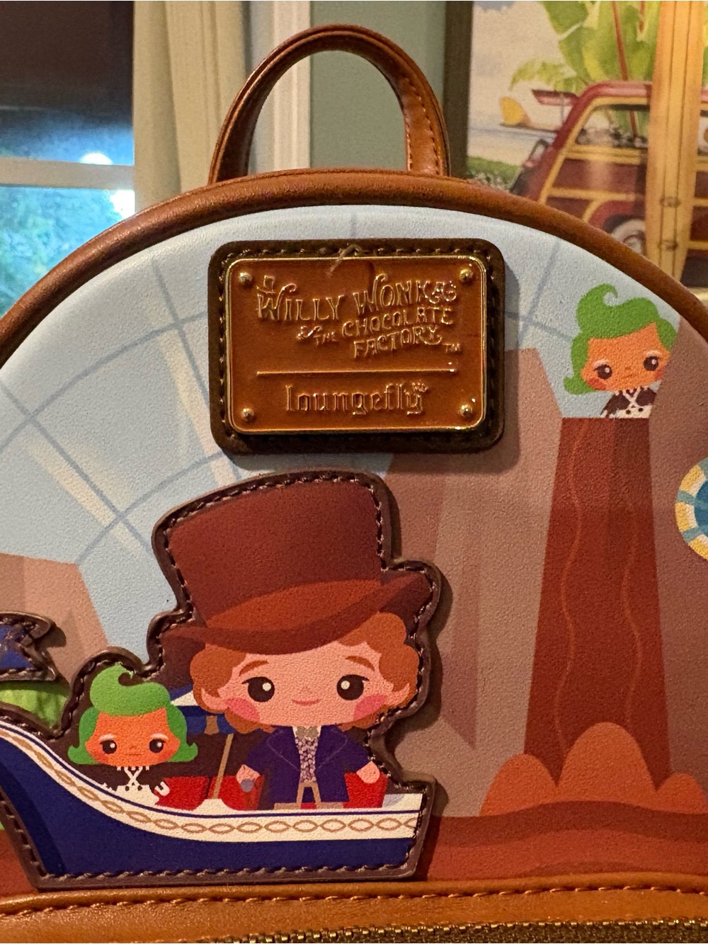 Loungefly Willy Wonka Mini Backpack - Picture 3 of 10